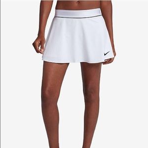 white nike skirt